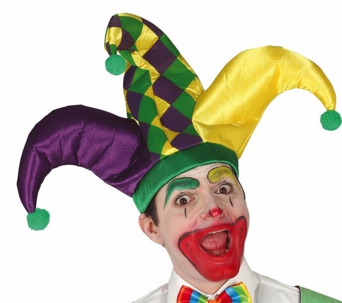 Deluxe theatrical jester - deluxe, hat