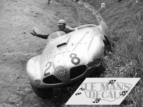 Decals ferrari abarth - decals, 166mm
