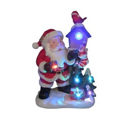 Light Up Santa Birdhouse