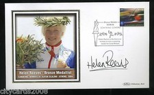 2004 Athens Olympics  BENHAM Cover Signed  Helen Reeves Kayak Slalom