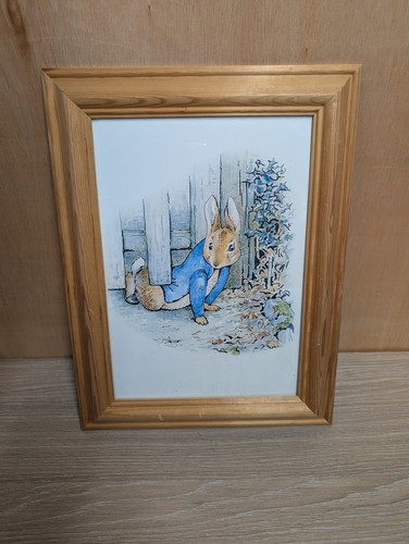 Framed art print peter - print, rabbit