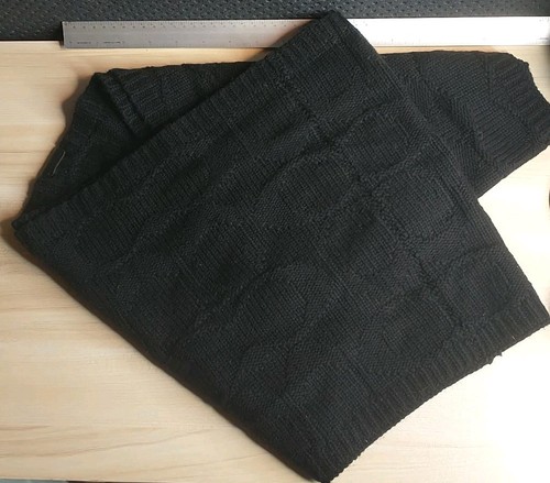 Coach pattern knit - knit, scarf