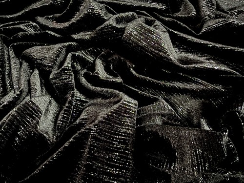 Metallic spandex velvet - spandex,
