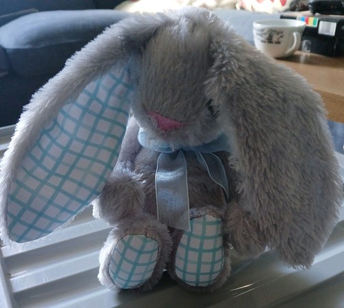 Poundland grey bunny - poundland,