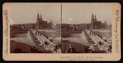 Long bridge over the elbe - bridge,