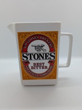 Ceramic Stones Best Bitter Jug Wade England Old Vintage Pub Bar Collectible