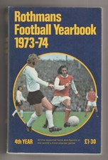 ROTHMANS FOOTBALL YEARBOOK 1973/74 Softback Number 4