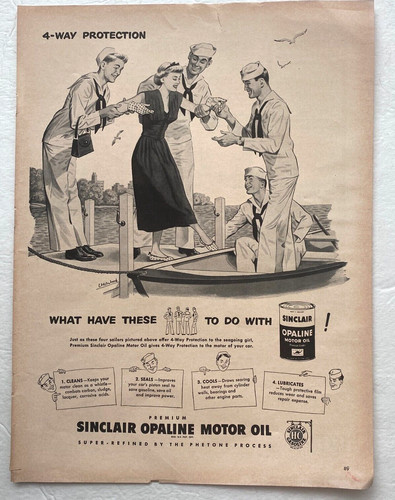 Opaline sinclair motor oil - sinclair,