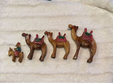 Vintage Wood Carved Nativity