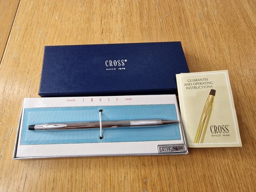 Vintage chrome cross ballpoint - chrome,