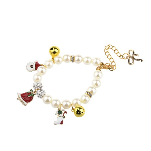 Pet necklace fancy pearls - necklace,