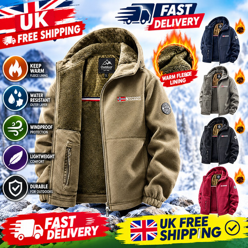 Men fleece jacket outdoor warm - men,