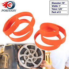 2PCS 14×1×1/8" Urethane Band