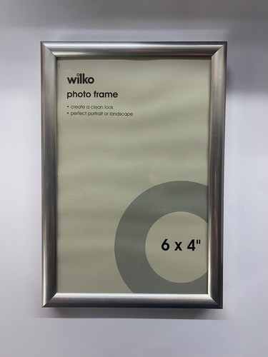 Silver plastic picture - silver,