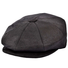 Black Funeral Hat Baker Boy