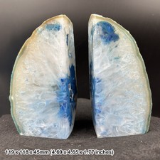 Agate Bookend Natural Banded