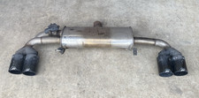 Audi S1 8X Rear Silencer With ABT Exhaust Tips & Valve Good/Used