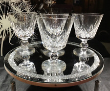 4 x STUART Cut Crystal Low