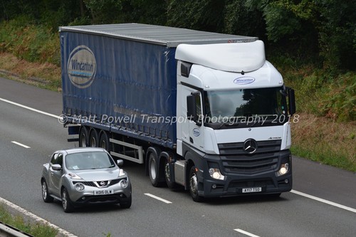 Truck photo 12x8 mercedes - -,