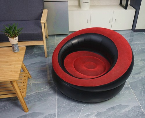 Red black single - black, person