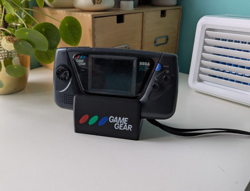 Sega game gear display stand - gear,