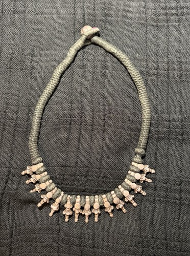 India necklace vintage black - india,