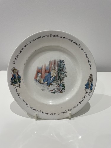 Peter rabbit plate - peter,