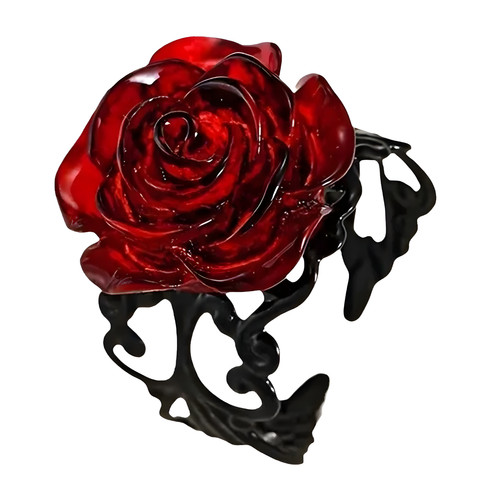 Gothic red rose - gothic,
