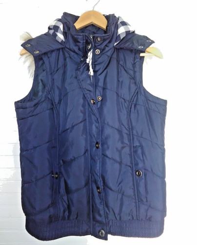 Primark blue padded zip - primark, up