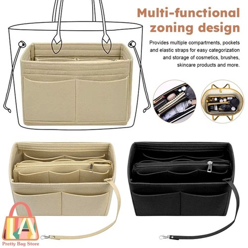 Felt bag organizer - tote, pouch