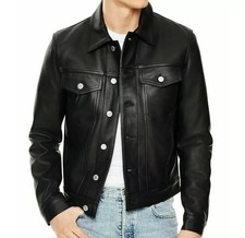 New Men's Genuine Leather