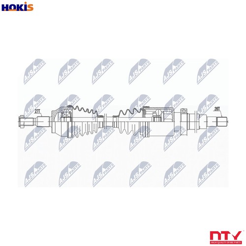 Drive shaft npw 046 - drive, npw-fr-046