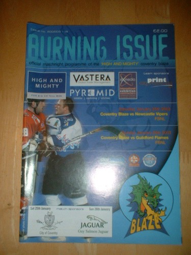 2002 coventry blaze - 2002/3,