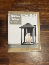 1-Light 7 in. Black Hardwired