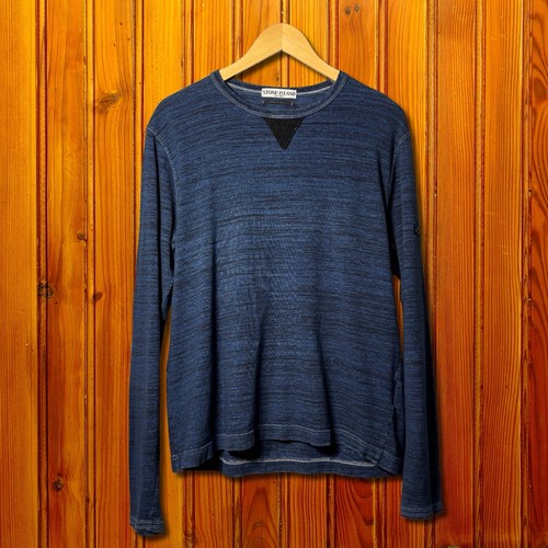 Navy blue heather stone island - heather,
