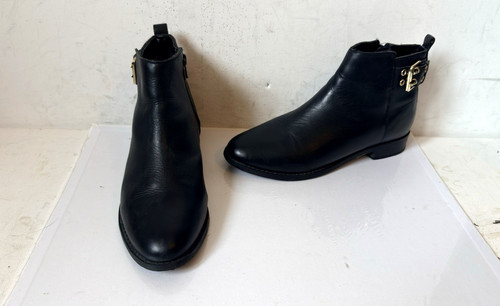 Faith black leather ankle - faith,