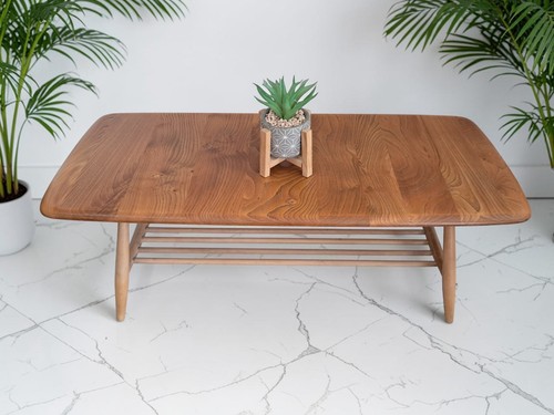 Mid century ercol plank - century, coffee