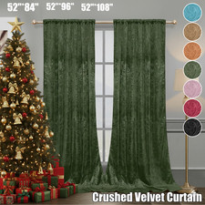 2 Panels Luxury Crushed Velvet