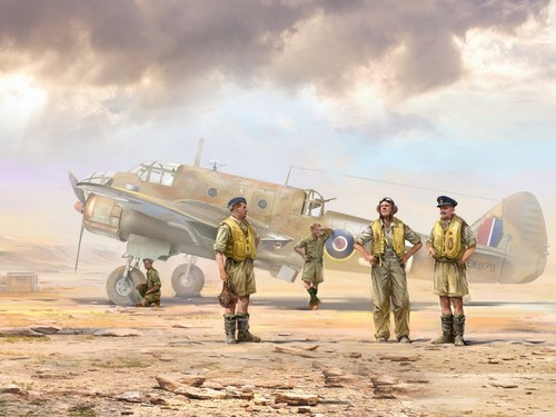 Icm raf pilots - icm, 1:48