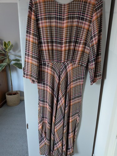 Tartan next dress size - tartan,