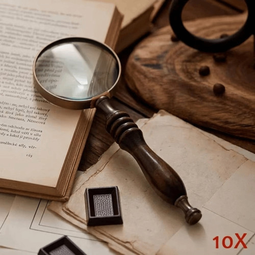 10x handheld magnifier antique - 10x,