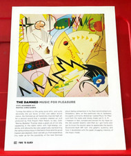 The Damned Music For Pleasure Album Cover Art PICTURE / PRINT 12" x 9"