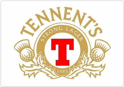 Tennents beer lager logo - beer,
