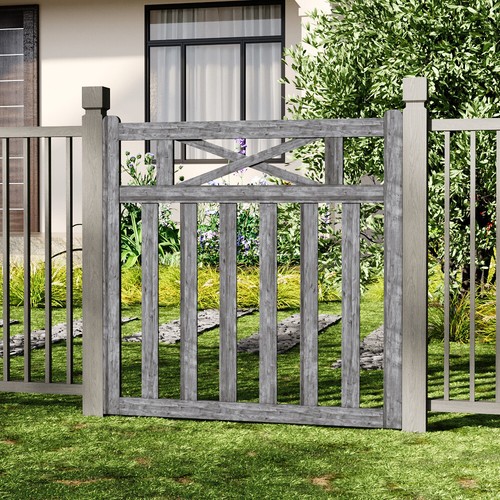 Wooden garden gate pedestrian - gate,