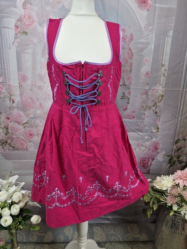 Vintage kallebeske pink dirndl - pink,