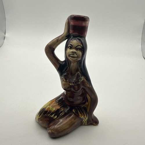Pottery liquer bottle - ,