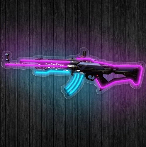 Neon led gun light sign - neon,