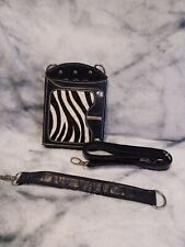 Haito Zebra Hairdressing Tool Belt Scissors Pouch Shear Pouch Waist Holster