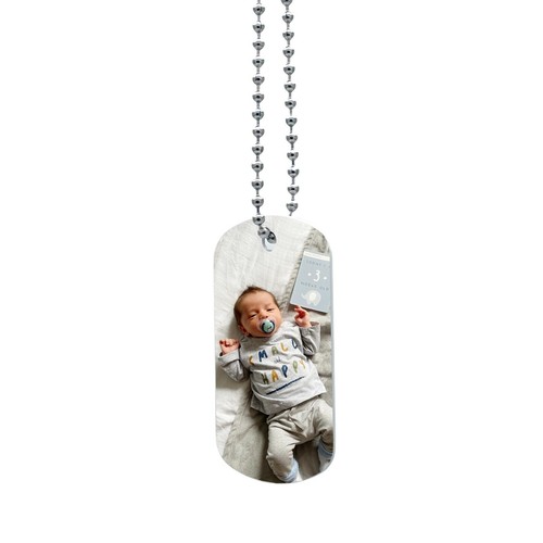 Custom personalised tag double - personalised,