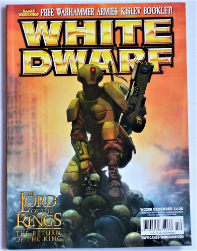 White dwarf magazine vintage - white,